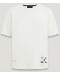Belstaff - T-shirt con etichetta applicata centenary - Lyst
