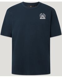 Belstaff - Men's Mountain Logo T-shirt Cotton Jersey - Lyst