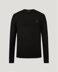 Belstaff - Men's Colden Merino Crew Neck Wool - Lyst