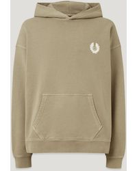 Belstaff - Men's Competition Hoodie Heavyweight Cotton Fleece - Lyst