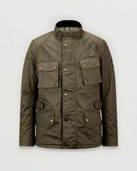 Belstaff - Men's Crosby Motorcycle Jacket Waxed Cotton - Lyst