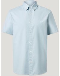 Belstaff - Men's Short Sleeve Street Shirt Compact Cotton Oxford - Lyst