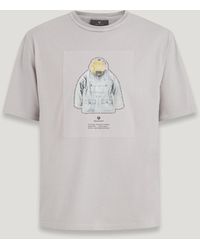 Belstaff - Camiseta con estampado gráfico dalesman - Lyst