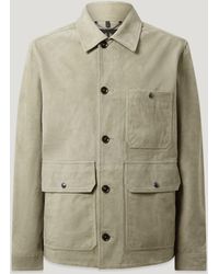 Belstaff - Men's Trail Jacket Goatskin Suede - Lyst