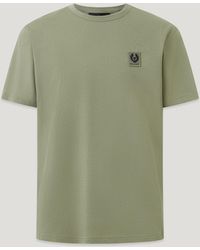 Belstaff - Short Sleeved Logo Patch T-Shirt - Lyst
