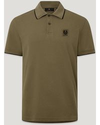 Belstaff - Men's Tipped Polo Cotton Pique - Lyst