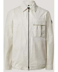 Belstaff - Men's Cargo Overshirt Compact Technical Cotton - Lyst