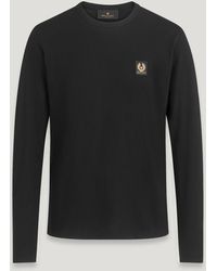 Belstaff - Men's Long Sleeved T-shirt Cotton Jersey - Lyst