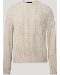 Belstaff - Men's Westport Crew Neck Wool Cotton Blend - Lyst