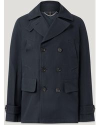 Belstaff - Men's Milford Peacoat Tailored Linen Cotton Twill - Lyst