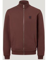 Belstaff - Men's Full Zip Sweatshirt Cotton Fleece - Lyst