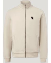 Belstaff - Men's Full Zip Sweatshirt Cotton Fleece - Lyst