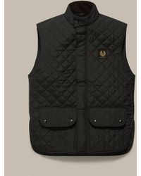 Belstaff - Men's Icon Gilet Quilted Recycled Nylon - Lyst