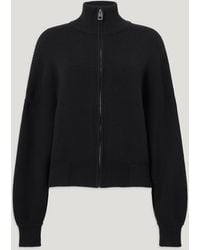 Belstaff - Women's Atol Full Zip Cardigan Wool Cashmere Blend - Lyst