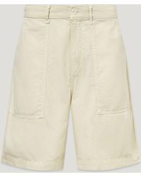 Belstaff - Men's Maritime Short Garment Dye Cotton Linen - Lyst