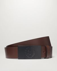 Belstaff - Cintura con fibbia phoenix calf leather - Lyst