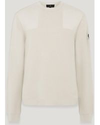 Belstaff - Men's Commander Crewneck Jumper Organic Cotton - Lyst