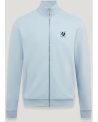 Belstaff - Sweatshirt Mit Durchgehendem Reißverschluss Für Herren Cotton Fleece - Lyst