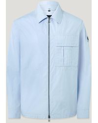 Belstaff - Men's Cargo Overshirt Compact Technical Cotton - Lyst