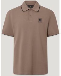 Belstaff - Men's Tipped Polo Cotton Pique - Lyst