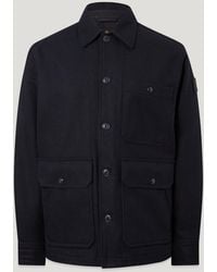 Belstaff - Men's Trail Overshirt Lambswool - Lyst