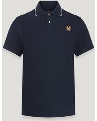 Belstaff - Men's Tipped Polo Cotton Pique - Lyst