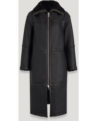 Belstaff - Manteau Helix Pour Femme Shearling Mérinos Taille - Lyst