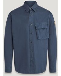 Belstaff - Men's Scale Shirt Garment Dye Cotton - Lyst