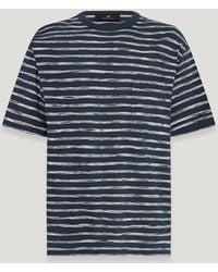 Belstaff - Drum T-shirt- Surfline Stripe - Lyst