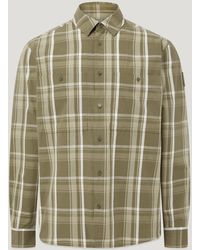 Belstaff - Men's Fleet Shirt Cotton Check - Lyst