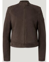 Belstaff - Women's Mollison Jacket Lightweight Suede - Lyst