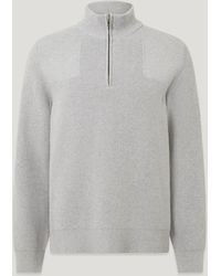 Belstaff - Men's Commander Quarter Zip Jumper Organic Cotton - Lyst