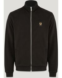 Belstaff - Men's Full Zip Sweatshirt Cotton Fleece - Lyst