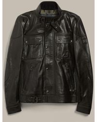Belstaff - Men's Gangster Icon Jacket Hand Waxed Leather - Lyst
