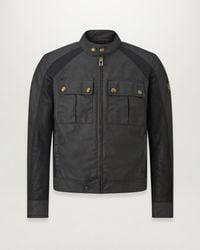 Belstaff - Men's Temple Motorcycle Jacket Waxed Cotton - Lyst