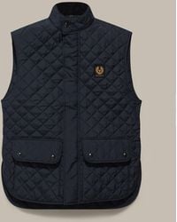 Belstaff - Men's Icon Gilet Quilted Recycled Nylon - Lyst
