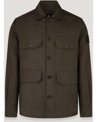 Belstaff - Forge Überhemd Für Herren Tumbled Linen - Lyst