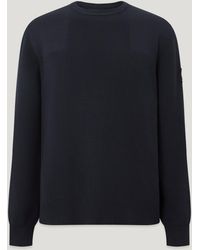 Belstaff - Men's Commander Crewneck Jumper Organic Cotton - Lyst