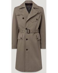 Belstaff - Men's Supersenia Coat Stormcoat Gabardine - Lyst