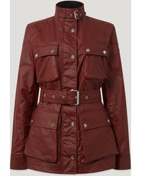 Belstaff - Women's Trialmaster Jacket Waxed Cotton - Lyst