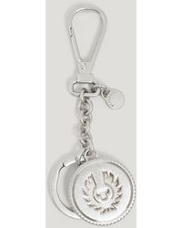 Belstaff - Unisex Harding Metal Keyring - Lyst