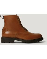Belstaff - Men's Copeland Boot Grain Leather - Lyst
