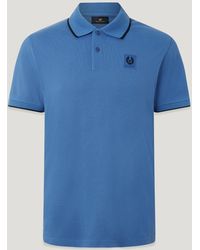Belstaff - Men's Tipped Polo Cotton Pique - Lyst