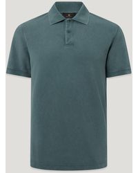 Belstaff - Men's Valley Garment Dye Polo Cotton. Cotton - Lyst