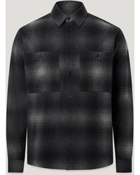 Belstaff - Men's Outpost Shirt Brushed Cotton Flannel - Lyst