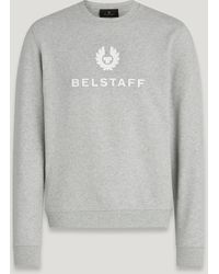 Belstaff - Felpa girocollo signature - Lyst