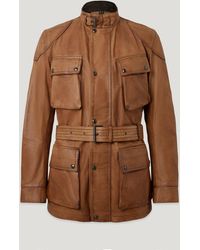 Belstaff - Men's Legacy Trialmaster Panther Jacket Hand Waxed Leather - Lyst