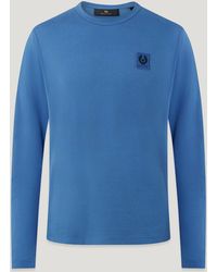 Belstaff - Men's Long Sleeved T-shirt Cotton Jersey - Lyst