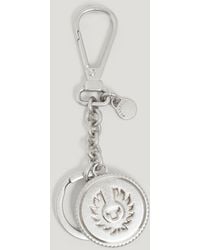 Belstaff - Unisex Harding Metal Keyring - Lyst