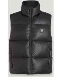 Belstaff - Gilet Resolve Uomo Ripstop Con Imbottitura - Lyst